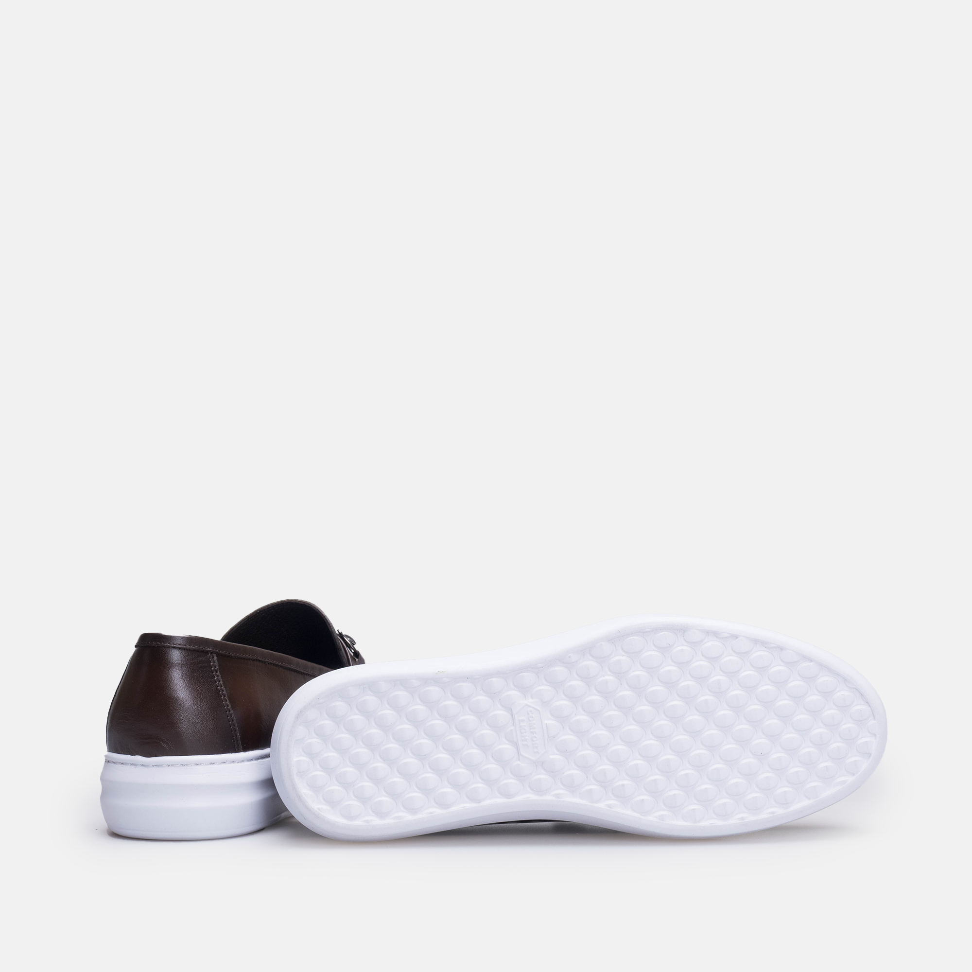 Volzak 5416 Brown leather sneakers