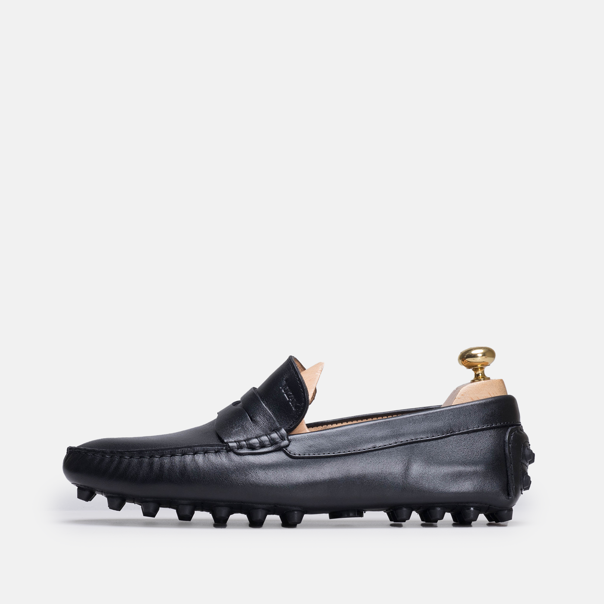 Volzak 2000 Black Leather Moccasin