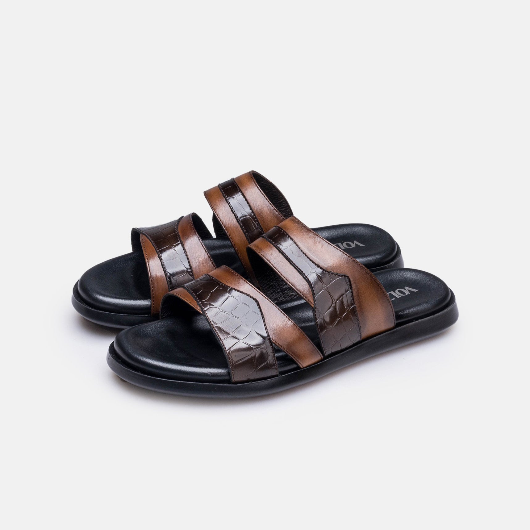 Volzak 5412 Brown Leather Sandal