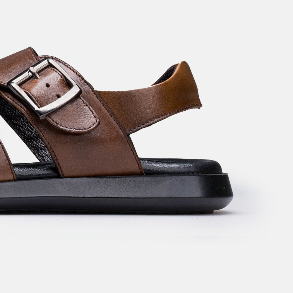 Volzak 5415 Vintage Brown Leather Sandal
