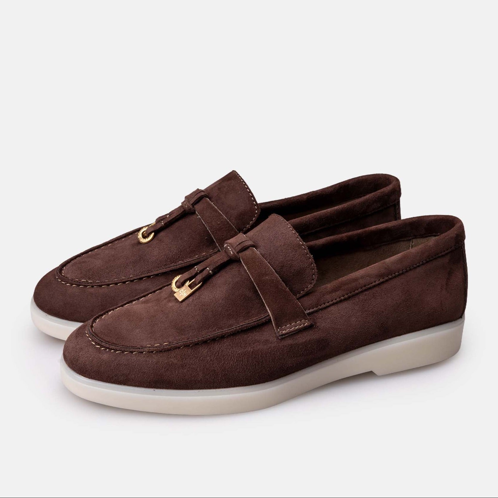Volzak 279 Mocassin en daim Marron